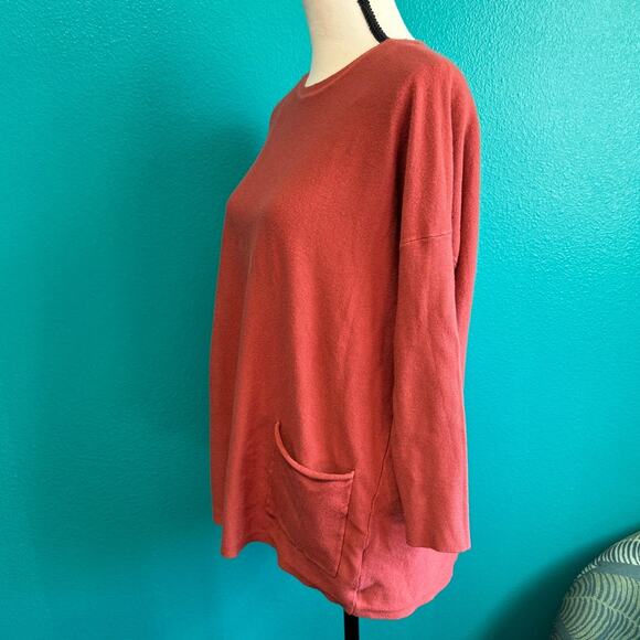 Staccato Super Soft Lightweight Orange Sweater Women's Small Medium - Picture 5 of 10